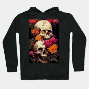 Skulls and Flowers #4 Hoodie